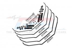 GPM TS312 ALLOY FRONT & REAR SWAY BAR MOUNT WITH LINKAGE AND WIRE 10295 FOR TRAXXAS 1/8 6S MAXX SLASH 102076-4 - TS312-S
