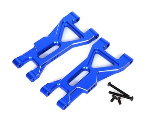 ALUMINUM FRONT LOWER SUSPENSION ARM ARA330750 FOR 1/10 ARRMA GORGON MONSTER TRUCK ARA3230S - BLUE - RS-ARA330750-BU