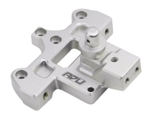 ALUMINUM ONE PIECE TOP UPPER MOUNT WITH SERVO PLATE C-00180-868 C-00180-739 FOR TEAM CORALLY 1/7 ASUGA XLR - RS-C-00180-868