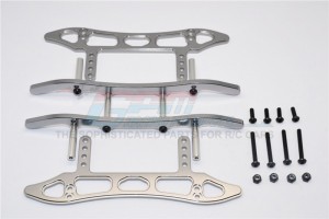 ALLOY CHASSIS SLED GUARD AXIAL SCX10 - Gun silver - SCX331A2-GS