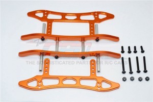 ALLOY CHASSIS SLED GUARD AXIAL SCX10 - Orange - SCX331A2-OR