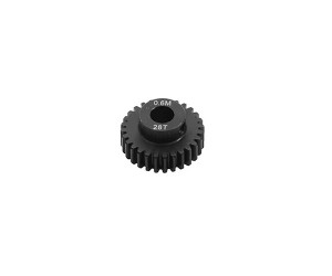HARD STEEL M0.6 5mm BORE MOTOR PINION GEAR 17T - 28T  FOR 1/10 1/12 RC CAR - RS-M0628T