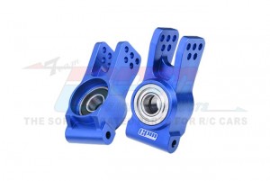 GPM LUX022 7075 ALLOY REAR HUBS LARGER INNER BEARINGS LOS254076 FOR LOSI 1/6 8IGHT-X / 1/8 8IGHT-XE XTE BUGGY - BLUE - LUX022-B