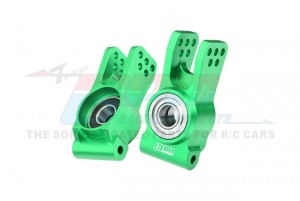 GPM LUX022 7075 ALLOY REAR HUBS LARGER INNER BEARINGS LOS254076 FOR LOSI 1/6 8IGHT-X / 1/8 8IGHT-XE XTE BUGGY - GREEN - LUX022-G
