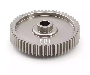 ALUNINUM 7075 SPUR GEAR 55T / 58T / 61T FOR TAMIYA 1/10 RC TT-01 TYPE-E TT-01D CAR - RS-TT01/58T