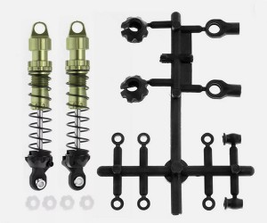 ALUMINUM OIL DAMPER SET - 90mm FOR 1/10 RC AXIAL SCX-10 TRAXXAS TRX-4 CRAWLER - RS-DP090/GR