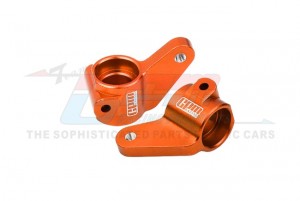 GPM TSM021 7075 ALLOY FRONT STEERING BLOCKS 9137 TRAXXAS 1/10 SLASH DRAG SLASH  BIGFOOT  RUSTLER  STAMPEDE - TSM021-OR