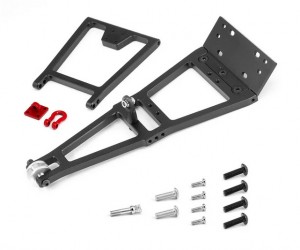 ALUMINUM TOW CRANE ARM WRECKER KIT SERVO OR WINCH FOR 1/10 AXIAL RACING SCX10 CAPRA TRAXXAS TRX-4 CRAWLER TRUCK - RS-CA04/BK