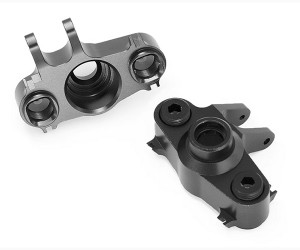 FRONT / REAR ALUMINUM AXLE CARRIER 5334 FOR 1/10 RC TRAXXAS T-MAXX E-MAXX E-REVO MONSTER - RS-TRX5334/BK