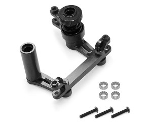 ALUMINUM STEERING SAVER 4945 FOR TRAXXAS T-MAXX / E-MAXX MONSTER 49104-1 - RS-TRX4945/BK