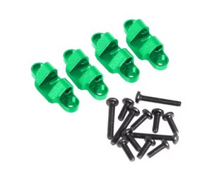 ALUMINUM LOWER SHOCK DAMPER MOUNT LOS211044 FOR RC LOSI 1/18 MINI LMT MONSTER LOS01026 - GREEN - RS-LOS211044B/G