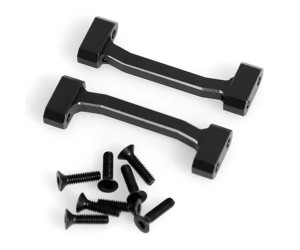 ALUMINUM CROSSBAR SHOCK MOUNT LOS211047 FOR RC LOSI 1/18 MINI LMT MONSTER LOS01026 - BLACK - RS-LOS211047A/BK