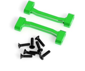 ALUMINUM CROSSBAR SHOCK MOUNT LOS211047 FOR RC LOSI 1/18 MINI LMT MONSTER LOS01026 - GREEN - RS-LOS211047A/G