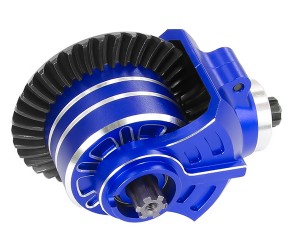 ALUMINUM Diff CASE W. STEEL RING GEAR 37T & PINION GEAR 13T YOKE SET  ARA310956 FOR 1/10 ARRMA BIG ROCK GRANITE KRATON SENTON VORTEKS 1/8 TYPHON 3S 4S - BLUE - RS-ARA310956/3713A/BU