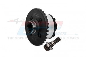 GPM TXM1211F 4140 MEDIUM CARBON STEEL 7075 ALLOY FRONT COMPLETE DIFFERENTIAL 7880 7790 FOR TRAXXAS 1/5 X-MAXX 6S 8S 1/6 XRT 8S MONSTER - SILVER - TXM1211F-S