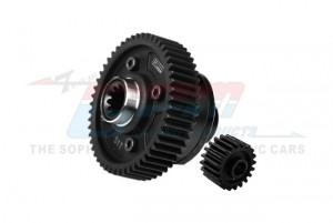 GPM TXM5111 4140 MEDIUM CARBON STEEL 7075 ALLOY CENTER COMPLETE DIFFERENTIAL 7796 FOR TRAXXAS 1/5 X-MAXX 6S 8S 1/6 XRT 8S MONSTER - BLACK - TXM5111-BK
