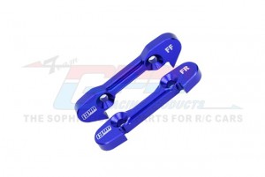 GPM LUX008 7075 ALLOY FRONT LOWER SUSPENSION MOUNT LOS254074 LOS254075 FOR LOSI 1/6 8IGHT-X LOSI 1/8 8XE 8XTE Truggy Buggy - BLUE - LUX008-B