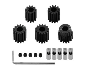 HARD STEEL M0.8 32 PITCH MOTOR PINION SET FOR 1/8 1/10 RC TOURING CAR BUGGY CRAWLER SHORT COURSE - RS-M0832P1115T