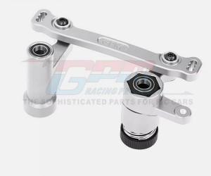 GPM LUX048  Alloy Steering Bellcrank Set TLR241079 TLR241038 FOR  LOSI 1/6 8IGHT-X LASERBUT 1/8 8XE 8XTE BUGGY - SILVER - LUX048-S