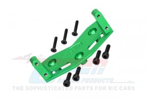 GPM LMT024L 1/5 SIZE STANDARD 7075 ALLOY STEERING SERVO MOUNT PLATE LOS241036 FOR LOSI 1/8 1/10 LMT 4WD SOLID AXLE MONSTER TRUCK - GREEN - LMT024L-G