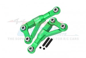 GPM TFM054 7075 ALLOY FRONT UPPER SUSPENSION ARMS 10533 FOR TRAXXAS 1/10 4-TEC DRIFT  REAR WHEEL DRIVE ON-ROAD DRIFT CAR 105237-4 - GREEN - TFM054-G