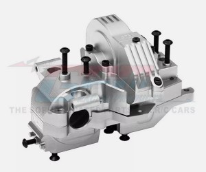 GPM TS013 ALUMINUM REAR BULKHEAD 8928 8987 FOR 1/8 MAXX SLASH 1/10 MAXX WIDE MAXX MONSTER - SILVER - TS013-S