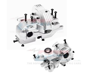 GPM TS01213 ALUMINUM FRONT & REAR BULKHEAD 8920 8928 8987 FOR 1/8 MAXX SLASH 1/10 MAXX WIDE MAXX MONSTER - SILVER - TS01213-S