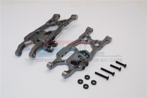 GPM EX056 ALLOY REAR LOWER ARM 1/10 RC AXIAL EXO TERRA BUGGY - Gun silver - EX056-GS