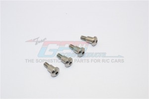 GPM GM004S STAINLESS STEEL KING PIN SCREWS 4.43 X4.8 X M3 1/10 G-MADE R1 ROCK BUGGY - GM004S-OC