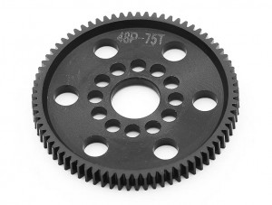UNVERSIAL DERLIN 48 PICTCH SPUR GEAR 75T - 90T FOR 1/10 3RACING SAKURA D4 D5S XI SPORT ADVANCE S TOURING CAR - RS-SG4875T