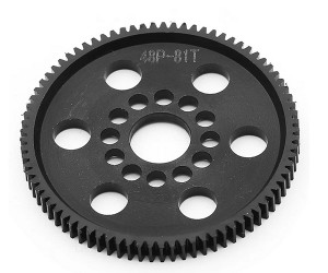 UNVERSIAL DERLIN 48 PICTCH SPUR GEAR 75T - 90T FOR 1/10 3RACING SAKURA D4 D5S XI SPORT ADVANCE S TOURING CAR - 81T - RS-SG4881T