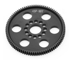 UNVERSIAL DERLIN 48 PICTCH SPUR GEAR 75T - 90T FOR 1/10 3RACING SAKURA D4 D5S XI SPORT ADVANCE S TOURING CAR - RS-SG4890T