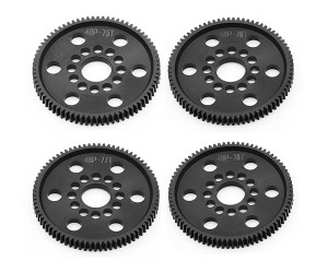 UNIVERSAL DERLIN 48 PITCH SPUR GEAR 75T - 90T FOR 1/10 3RACING SAKURA D4 D5S XI SPORT ADVANCE S TOURING CAR - 75T - 78T - RS-SG487578T