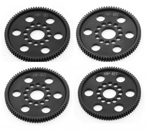 UNIVERSAL DERLIN 48 PITCH SPUR GEAR 75T - 90T FOR 1/10 3RACING SAKURA D4 D5S XI SPORT ADVANCE S TOURING CAR - 79T - 82T - RS-SG487982T