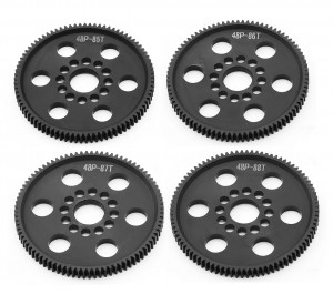 UNIVERSAL DERLIN 48 PITCH SPUR GEAR 75T - 90T FOR 1/10 3RACING SAKURA D4 D5S XI SPORT ADVANCE S TOURING CAR - 85T - 88T - RS-SG488588T