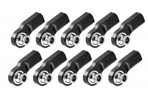 ALUMINUM M3 20mm TIE ROD BALL HEAD END FOR 1/10 RC TRAXXAS TRX-4 SCX10 TAMIYA CC-02 CRAWLER - RS-M320/BK