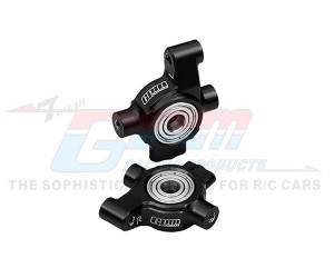 GPM TFM021 7075 ALLOY FRONT STEERING BLOCK LARGER INNER BEARING 10537 FOR TRAXXAS 1/10 4-TEC RC DRIFT CAR - BLACK - TFM021-BK