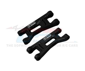 GPM LMB055 7075 ALLOY FRONT LOWER ARMS LOS-1768 FOR RC LOSI 1/24 Micro-B 2WD Buggy RTR LOS00007 - LMB055-BK