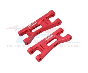 GPM LMB055 7075 ALLOY FRONT LOWER ARMS LOS-1768 FOR RC LOSI 1/24 Micro-B 2WD Buggy RTR LOS00007 - RED - LMB055-R