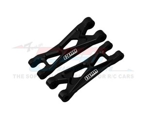 GPM LMB056 7075 ALLOY REAR LOWER ARMS LOS-1768 FOR RC LOSI 1/24 Micro-B 2WD Buggy RTR LOS00007 - BLACK - LMB056-BK