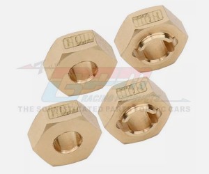 GPM LMB010 BRASS WHEEL HEX LOS-1764 For LOSI 1/24 Micro-B Buggy LOS00007 - LMB010