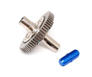 Steel M0.8 57T SLIPPER SET W. SHAFT  ARA310949 AR310881 FOR 1/10 BIG ROCK GRANITE KRATON SENTON 1/8 TYPHON 3S BLX - BLUE - RS-ARA310948/BU