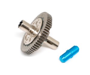 Steel M0.8 57T SLIPPER SET W. SHAFT  ARA310949 AR310881 FOR 1/10 BIG ROCK GRANITE KRATON SENTON 1/8 TYPHON 3S BLX - LIGHT BLUE - RS-ARA310948/LB