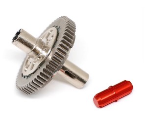 Steel M0.8 57T SLIPPER SET W. SHAFT  ARA310949 AR310881 FOR 1/10 BIG ROCK GRANITE KRATON SENTON 1/8 TYPHON 3S BLX - RED - RS-ARA310948/RE