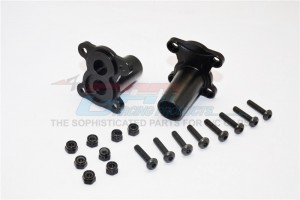 GPM GM022 ALUMINIUM STRAIGHT AXLE ADAPTER 1/10 G-MADE R1 ROCK BUGGY - Black - GM022-BK