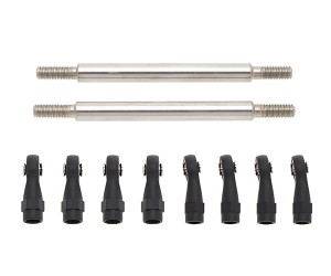 STAINLESS STEEL M4 TIE ROD LINKS 60 - 155mm FOR AXIAL RACING SCX10 CAPRA TRAXXAS TRX-4 TAMIYA CC-01 CC-02 CRAWLER TRUCK - 65mm - RS-SSM4065