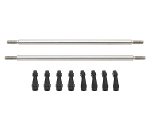 STAINLESS STEEL M4 TIE ROD LINKS 60 - 155mm FOR AXIAL RACING SCX10 CAPRA TRAXXAS TRX-4 TAMIYA CC-01 CC-02 CRAWLER TRUCK - 120mm - RS-SSM4120