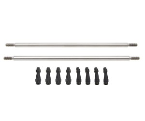 STAINLESS STEEL M4 TIE ROD LINKS 60 - 155mm FOR AXIAL RACING SCX10 CAPRA TRAXXAS TRX-4 TAMIYA CC-01 CC-02 CRAWLER TRUCK - 140mm - RS-SSM4140