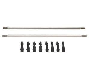 STAINLESS STEEL M4 TIE ROD LINKS 60 - 155mm FOR AXIAL RACING SCX10 CAPRA TRAXXAS TRX-4 TAMIYA CC-01 CC-02 CRAWLER TRUCK - 150mm - RS-SSM4150