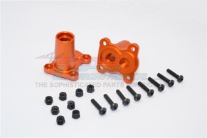 GPM GM022 ALUMINIUM STRAIGHT AXLE ADAPTER 1/10 G-MADE R1 ROCK BUGGY - Orange - GM022-OR